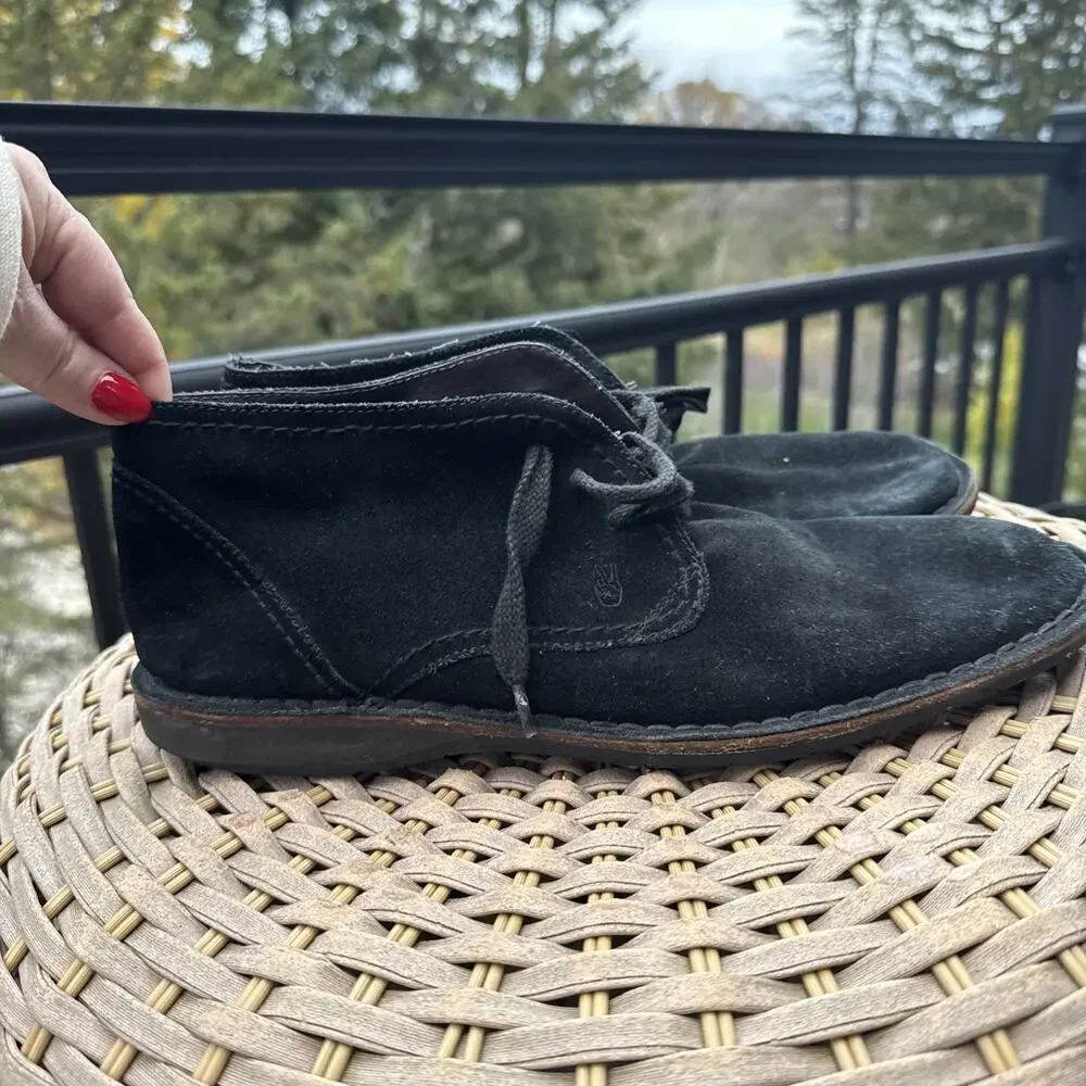 John Varvatos Star USA Chukka Lace Up Boots Men Size 11 M Black Suede